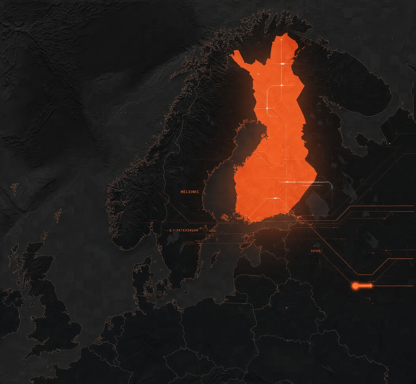 Europe map — EU-hosted servers